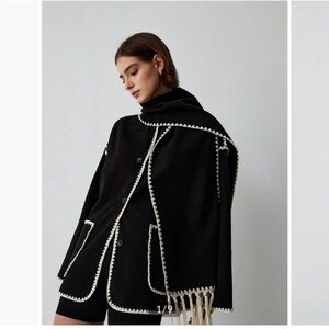 Commense Jacket / Coat Whipstitch with Scarf